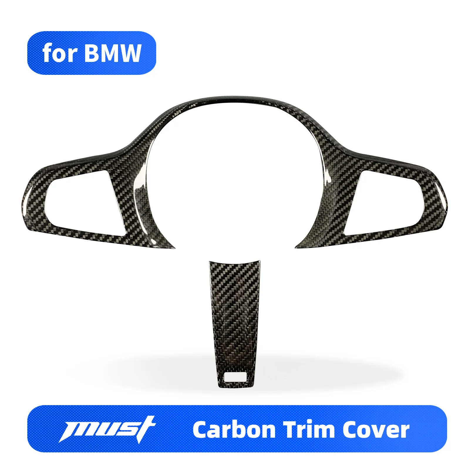 Trim Cover for BMW G Series Steering Wheel Paste and Use Easy installation fit Series 1 2 3 4 5 6 7 8 X3 X4 X5 x6 x7 G20 G30 Z4