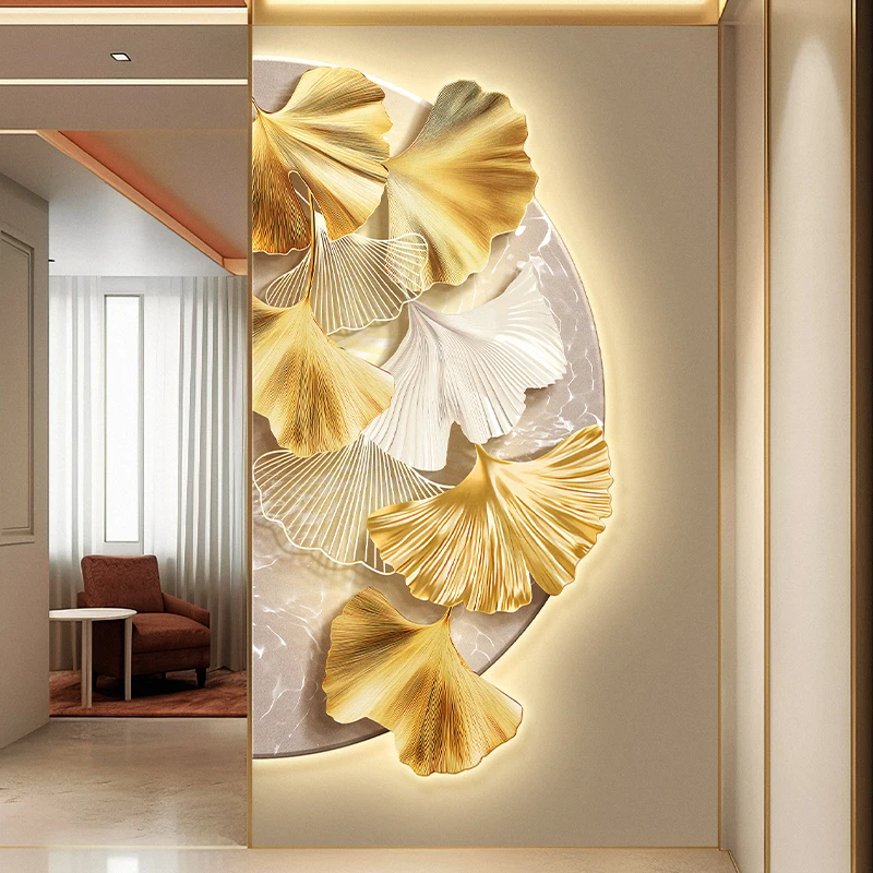 

Entrance Creative Mural Lamps Modern For Living Room Background Corridor Study Lustre Home Decorations LED Wall Lights Lighting