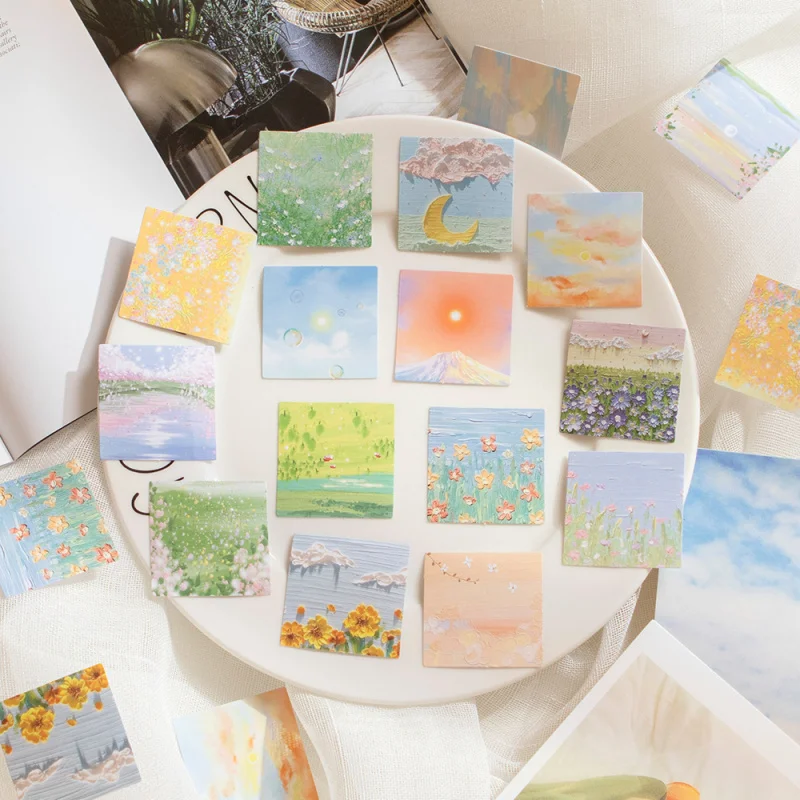 Box-packed stickers Pink Tone Series Creative freshinsWind Journal Material Stickers46Piece in image 2