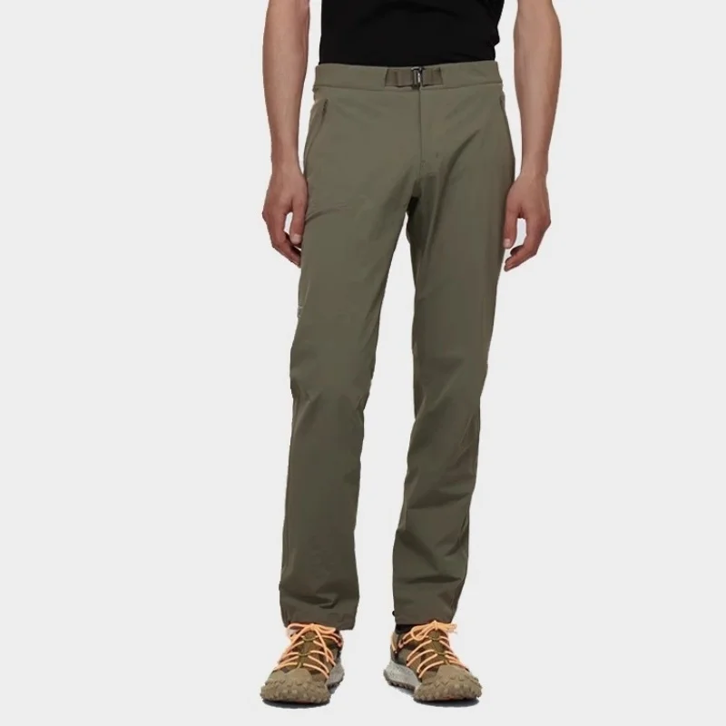 

Asian men's solid color commuter casual outdoor hiking all-purpose pants high-density mountaineering cloth fabric