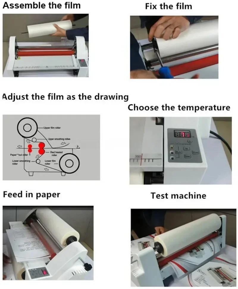 Multifunctional A2+ Small Photo Laminating Machine Desktop A2 Photo Film Laminator