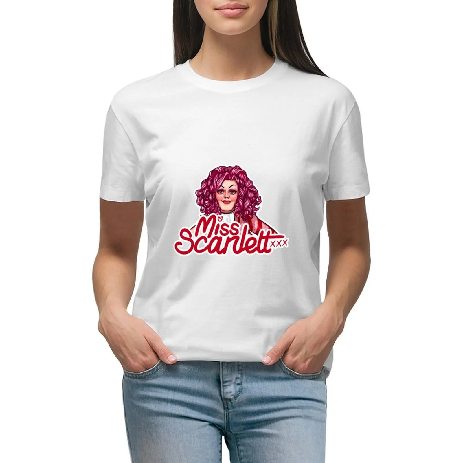 

Miss Scarlett T-shirt tops cute tops t shirt Women