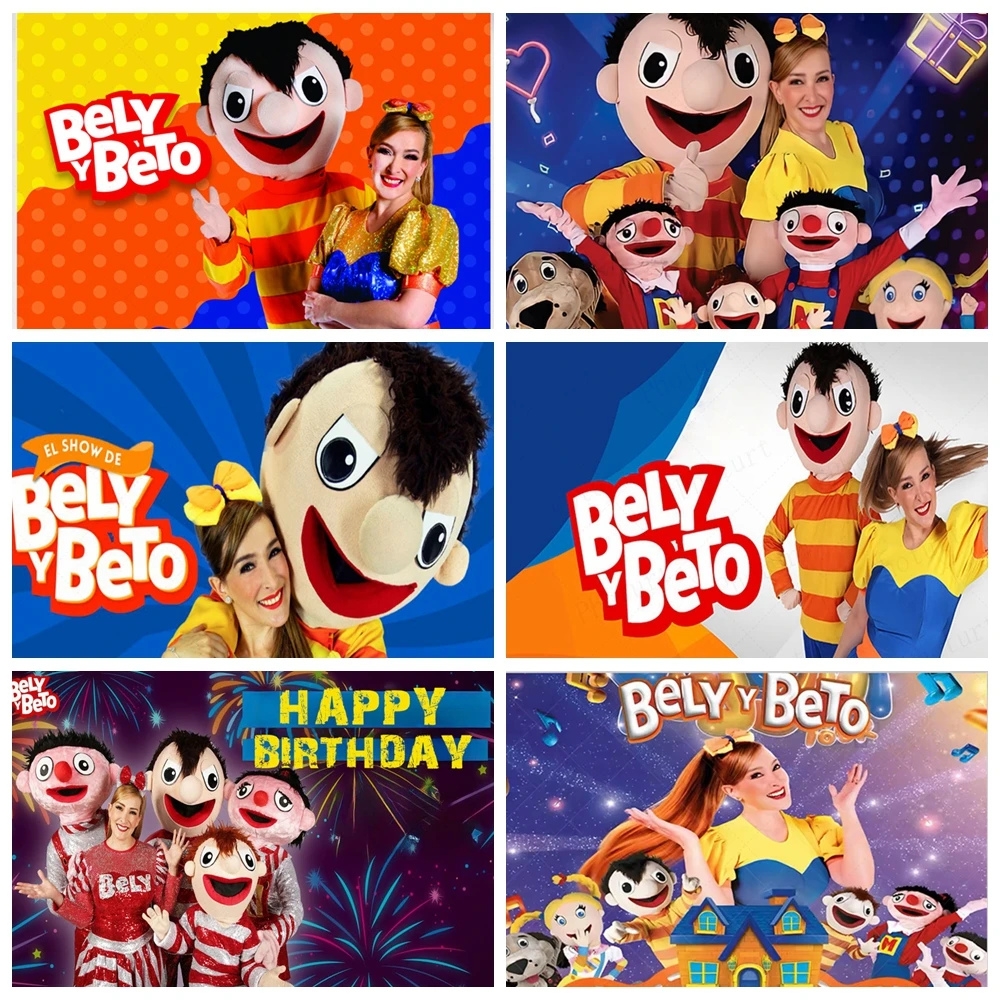 

El Show de Bely y Beto Photography Decoration Backdrop Kids Birthday Background Photo Studios Baby Shower Vinyl Props Custom