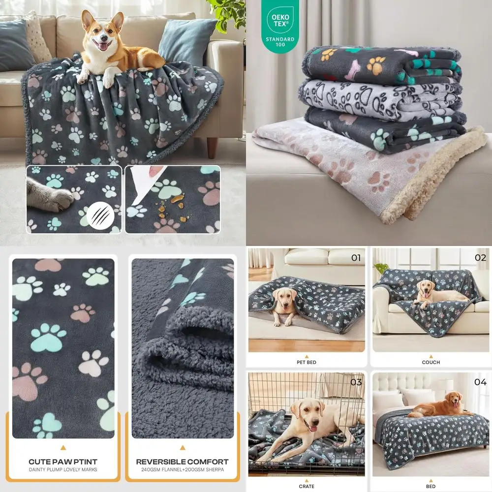 

Водонепроницаемые одеяла для домашних животных для дивана, дивана-кровати, чехол для кошек, жидкость, защита от мочи, моющееся, мягкое, пушистое, большое одеяло для собак, двусторонняя мебель