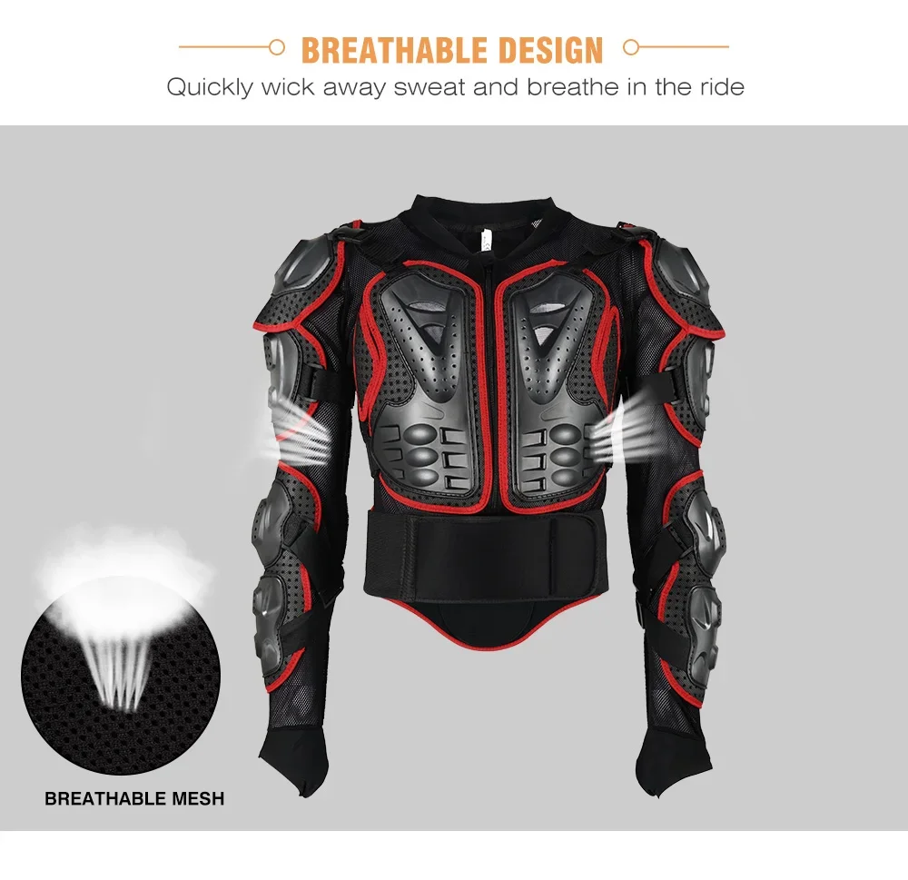 Motocross Protector Armor Motorcycle Jacket Men Suit Protective Body Gear Moto Turtle Protection Riding Clothes Jackets