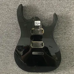 DB250 Black Color Electric Guitar Body Solid Wood Active HH Pickups Tremolo Style DIY Guitar PARTS with Damages Replace