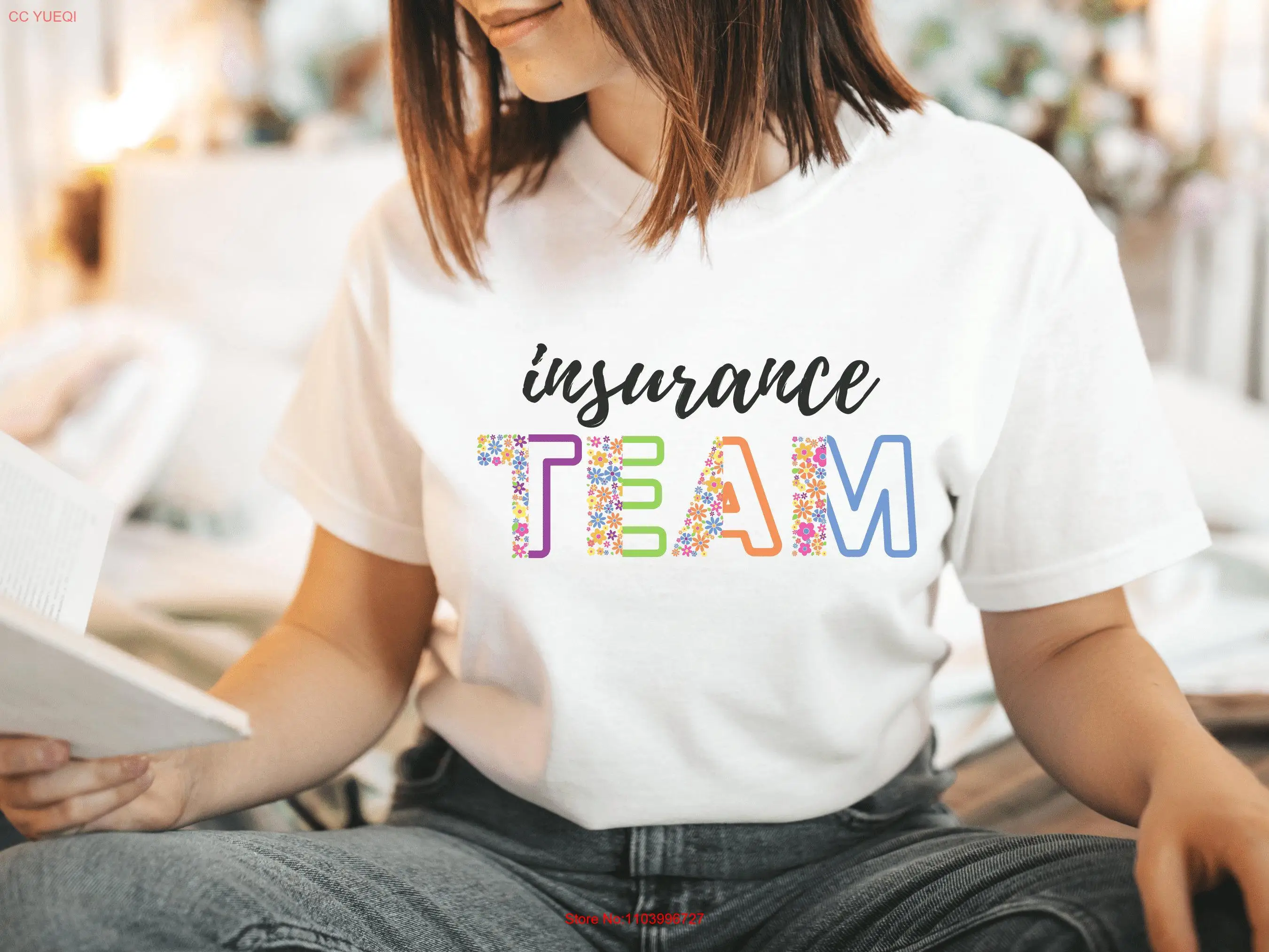 

Insurance T Shirt AgenT Agency Advisor Black Team long or short sleeves