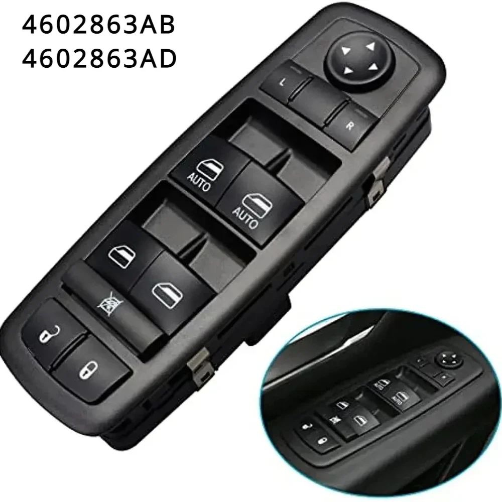 4602863AB 4602863AD Power Master Window Switch Control Console Button for Dodge Ram 1500 2500 3500 Truck 2009 2010 2011 2012