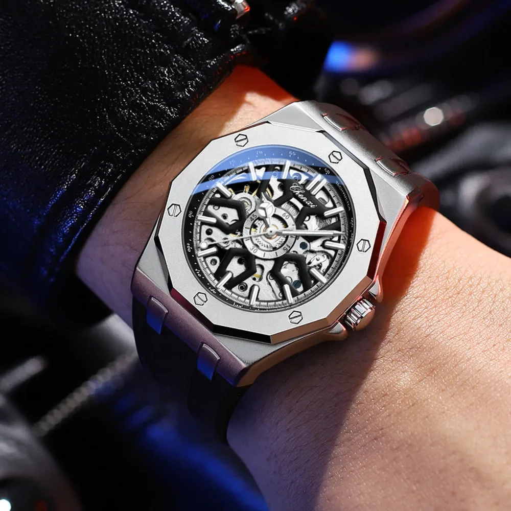 CHENXI reloj mecánico automático para hombre 8868 nueva moda luminosa impermeable Vintage relojes de boda para hombres relojes Masculino