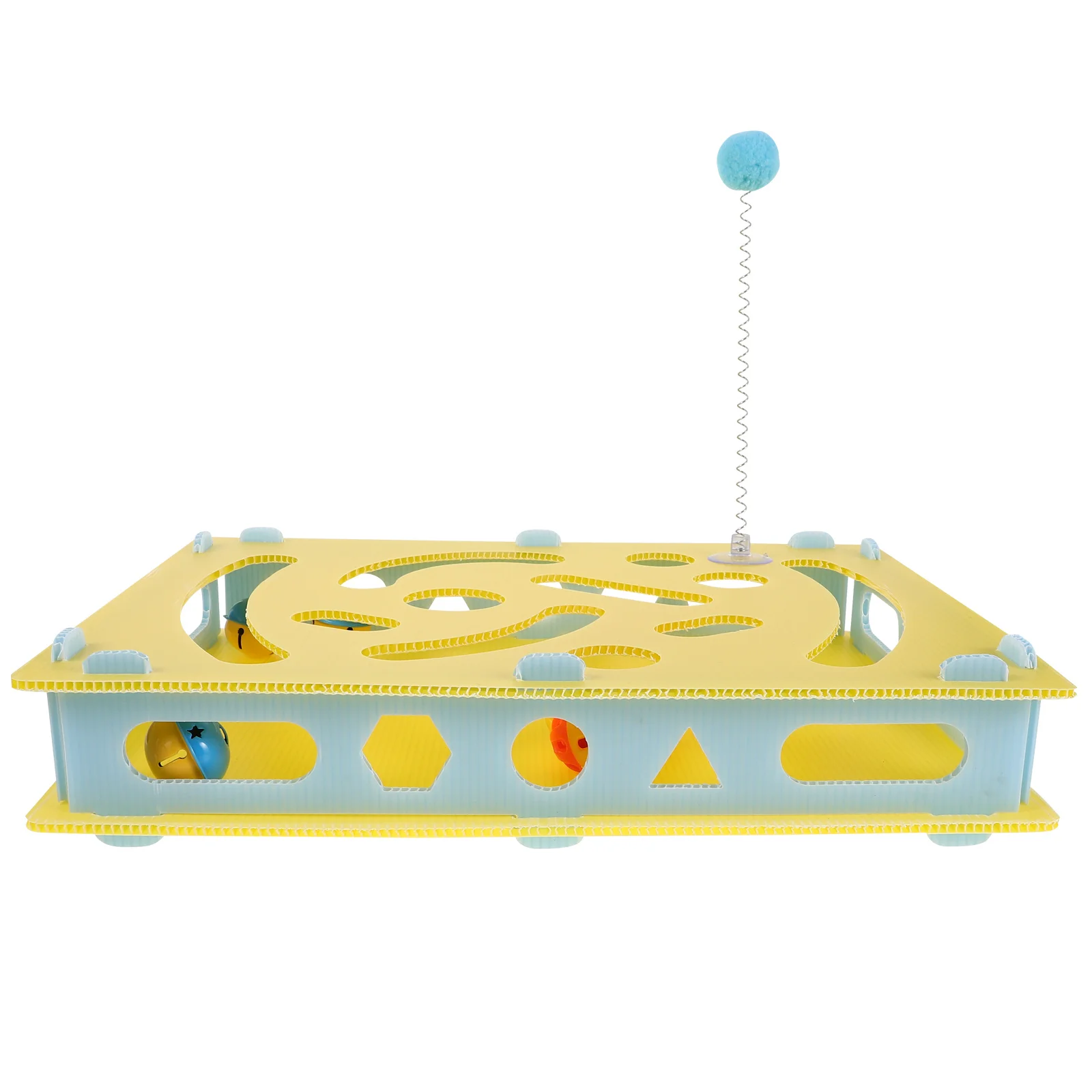 

Interactive Cat Puzzle Feeder Maze Box Treat Dispenser for Indoor Cats Enhances Bonding and Engagement Cat Slow Feeder Puzzle