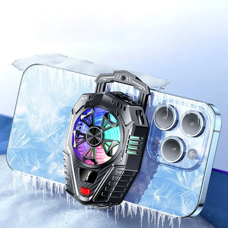 Semiconductor Coolers Radiator with LED Light 3 Gear Temperature