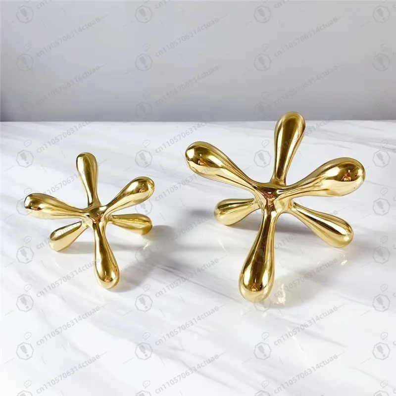 

1PC Modern Luxury Brass Decorative Item - Home Accessory & Festive Decoration Gift for Living Room & Holiday
