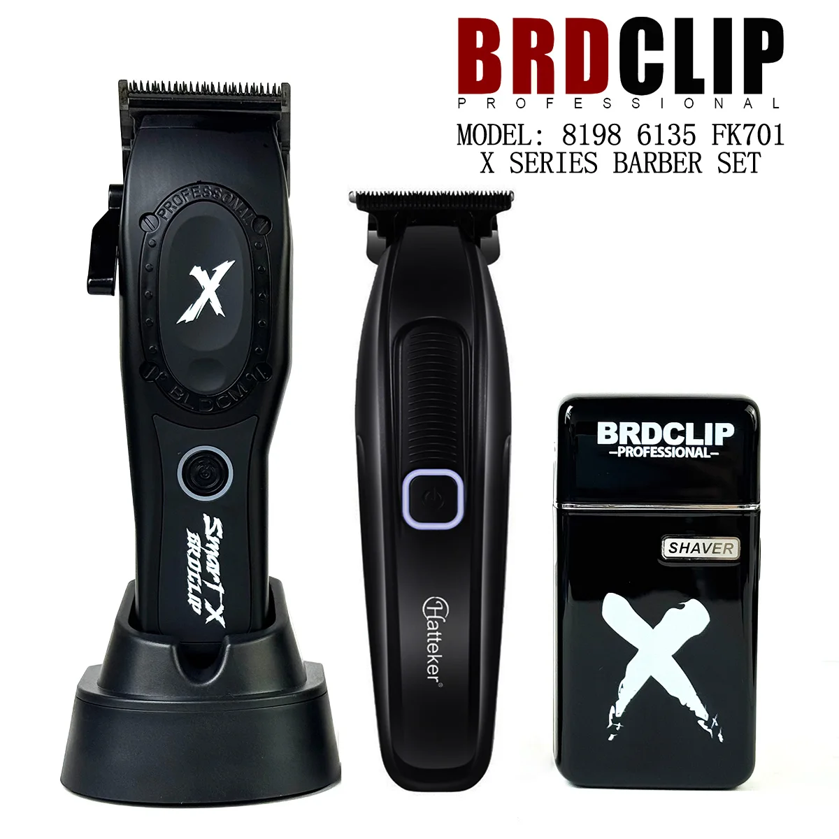 

Профессиональные BRDCLIP 8198 6135 FK701 Машинки для стрижки волос Триммер для волос DLC Blade BRD-999 9000PRM Парикмахерская электробритва Мужская парикмахерская