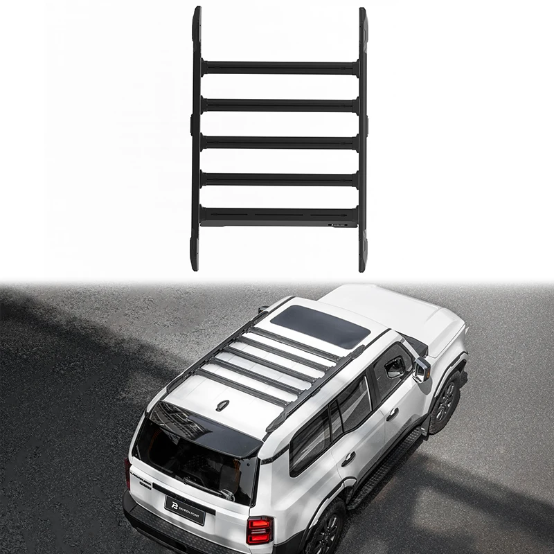 

Cargo Carrier Roof Top Luggage Rail Top Luggage Rack Roof Rails Roof Rack for Toyota Land Cruiser 250 Off-road Accessories 2024+