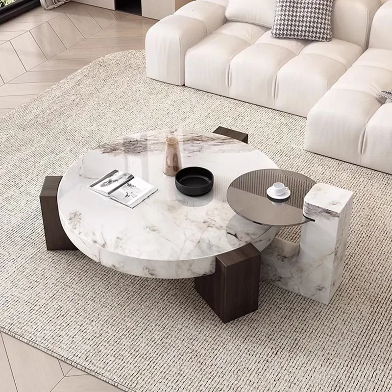 Bedside Living Room Side Table Mobile Dropshipping Center Accent Luxury Dining Tables Round Nordic Mesitas De Noche Furniture