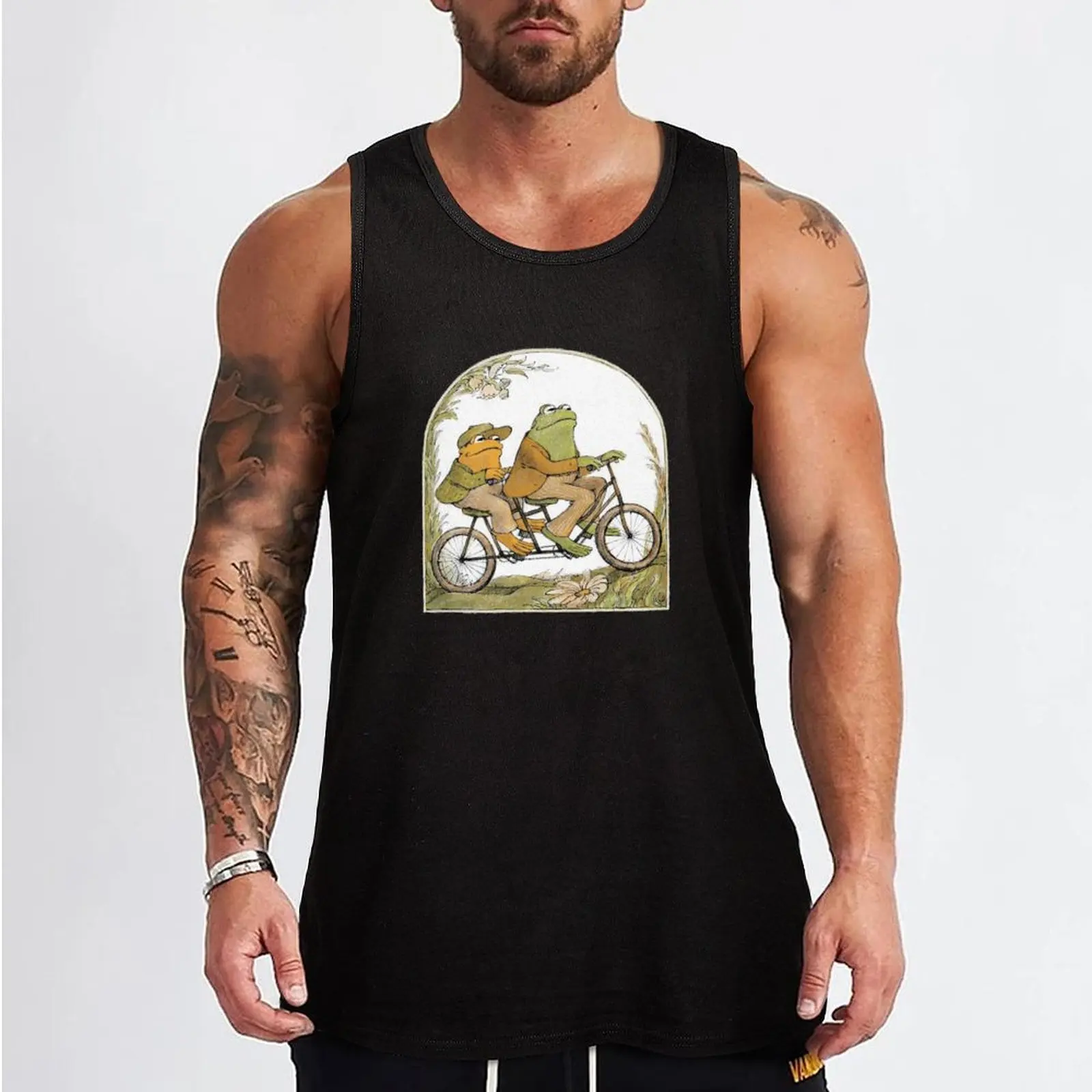 Frog and Toad Tank Top Sleeveless men Gym t-shirt man men clothings gym men