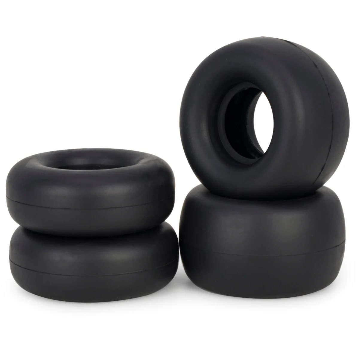 4 szt. Gumowe opony koła z gąbką wyciszającą do Tamiya Frog Sand Scorcher Grasshopper Hornet 1/10 Buggy Car Upgrade