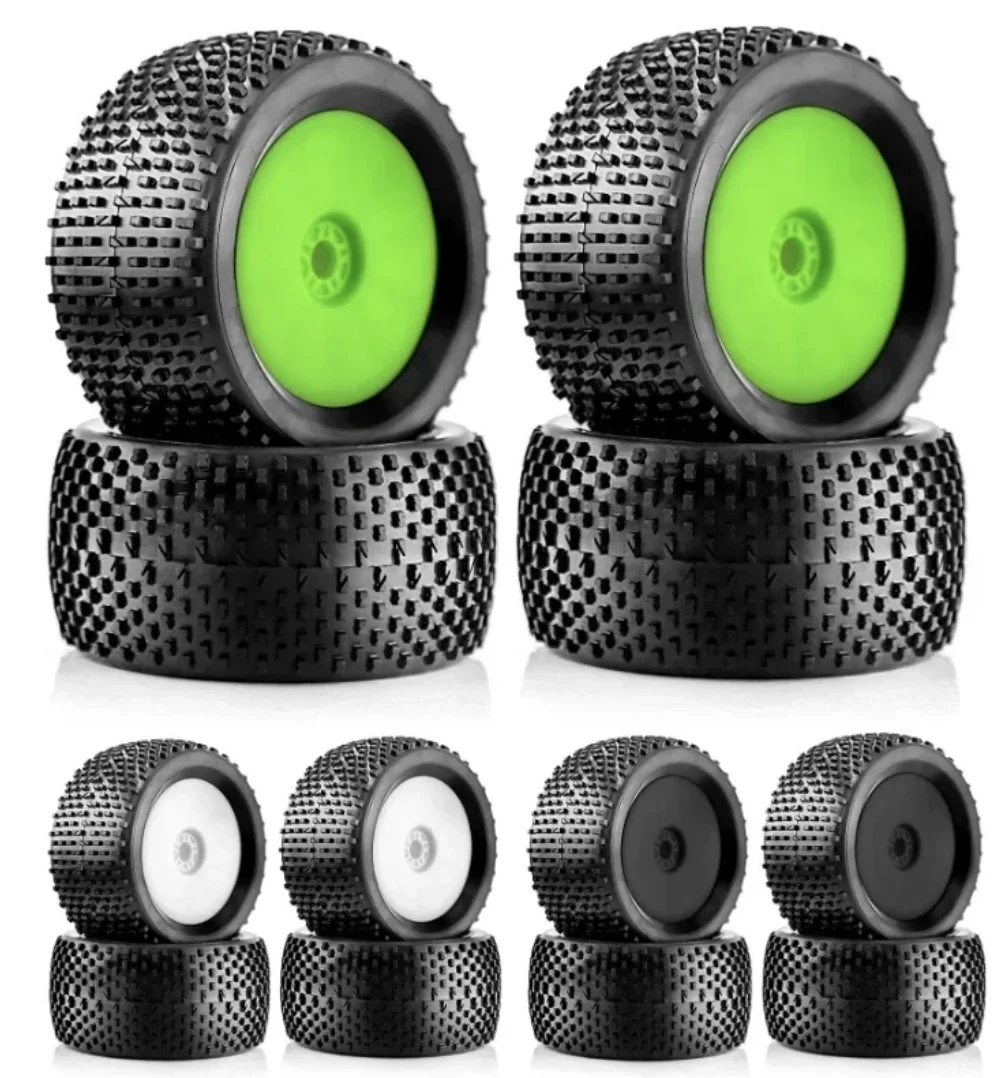 

4pcs 140mm Off Road Buggy Tires Wheel 17mm Hex Hubs for 1/8 RC Racing Car 4WD Nitro HPI HSP BAZOOKA CAMPER Kyosho ZD