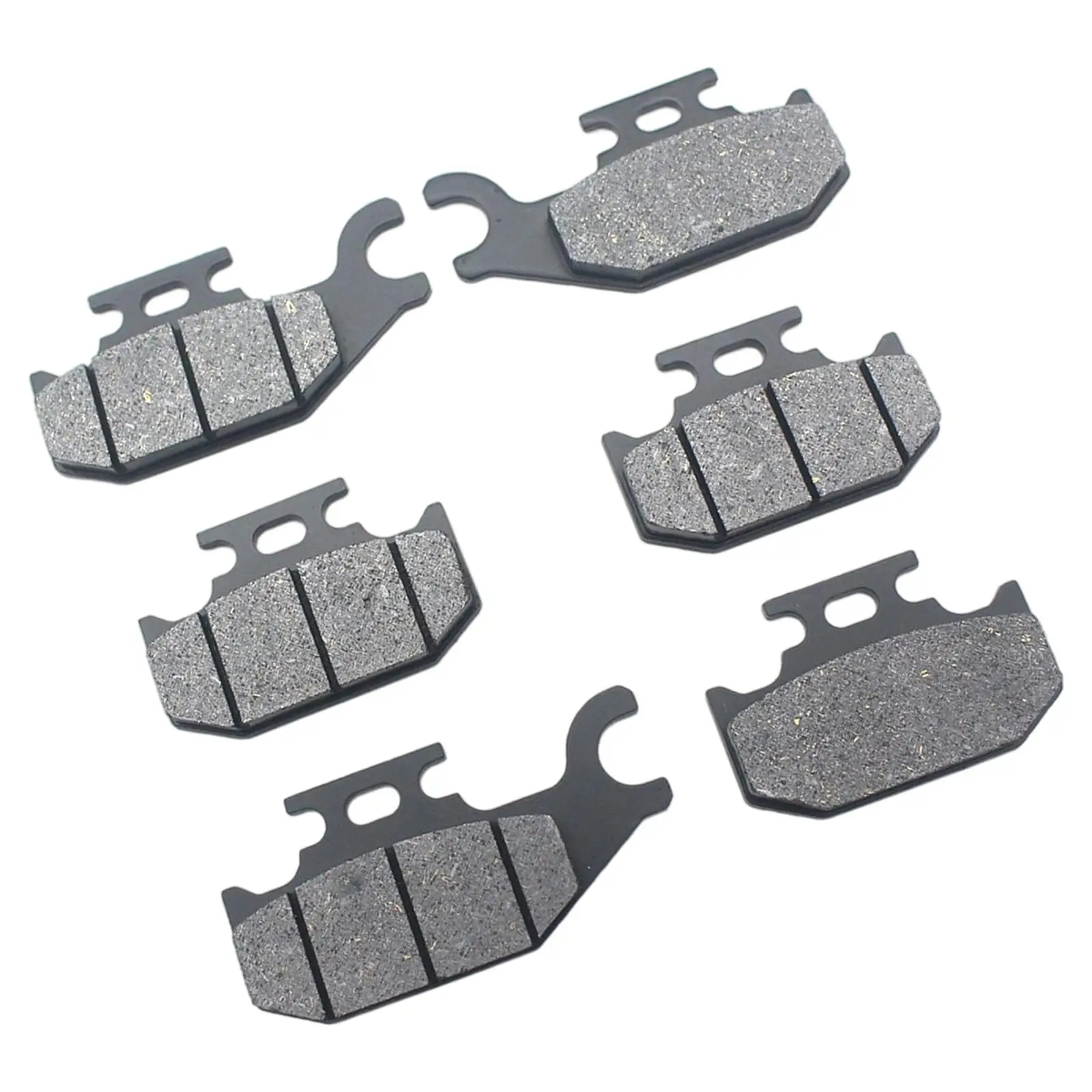 6Pcs Motorcycle Brake Pads Brake Disks for 500 EFI for Outlander 400 500 650 x 4 Std