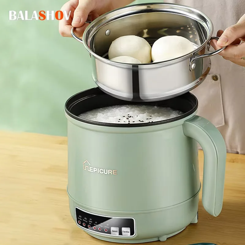

Electric Rice Cooker Single Double Layer 220V Multi Cooker Non-Stick Smart Mechanical MultiCooker Steamed Rice Pot For Home EU