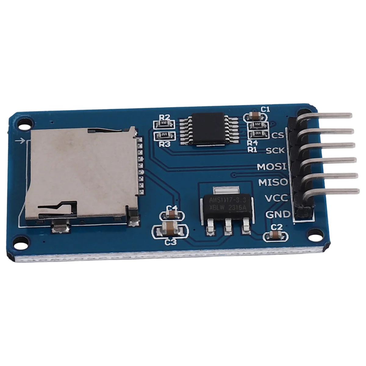 Leitor RISEN SPI mini cartão de memória SD módulo de proteção de cartão de memória TF para Arduino