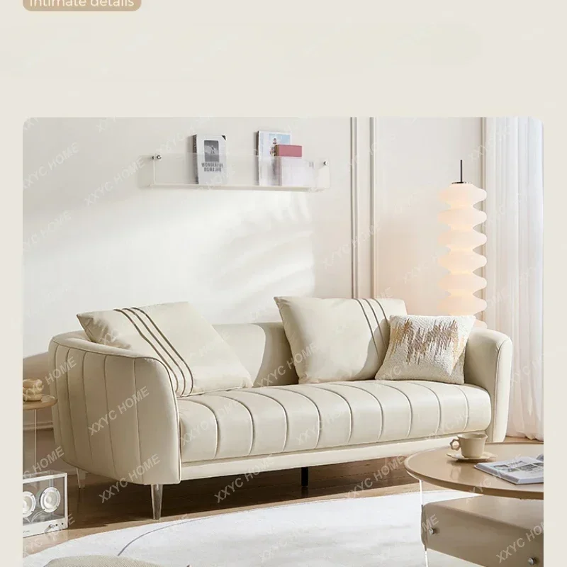 

Мебель для небольшой квартиры, современный кремовый стиль, тканевый диван, мебель для дома, Muebles De Salon