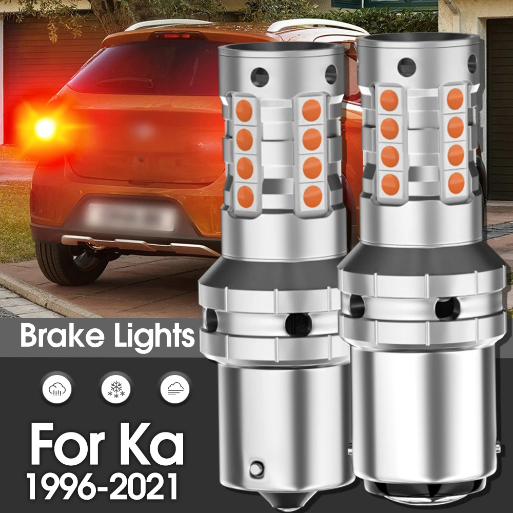 

Светодиодный стоп-сигнал Canbus, 2 шт., аксессуары для Ford Ka Ka+ 3 1996-2021 2008 2009 2010 2011 2012 2013 2014 2015 2016 2017 2018 2019