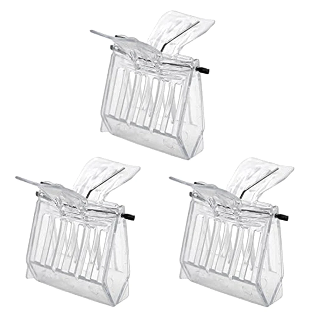 ABFS Beekeeping Transparent Clips Queen Bee Clip Queen Bee Cage Catcher Queen Bee Clips For Bees