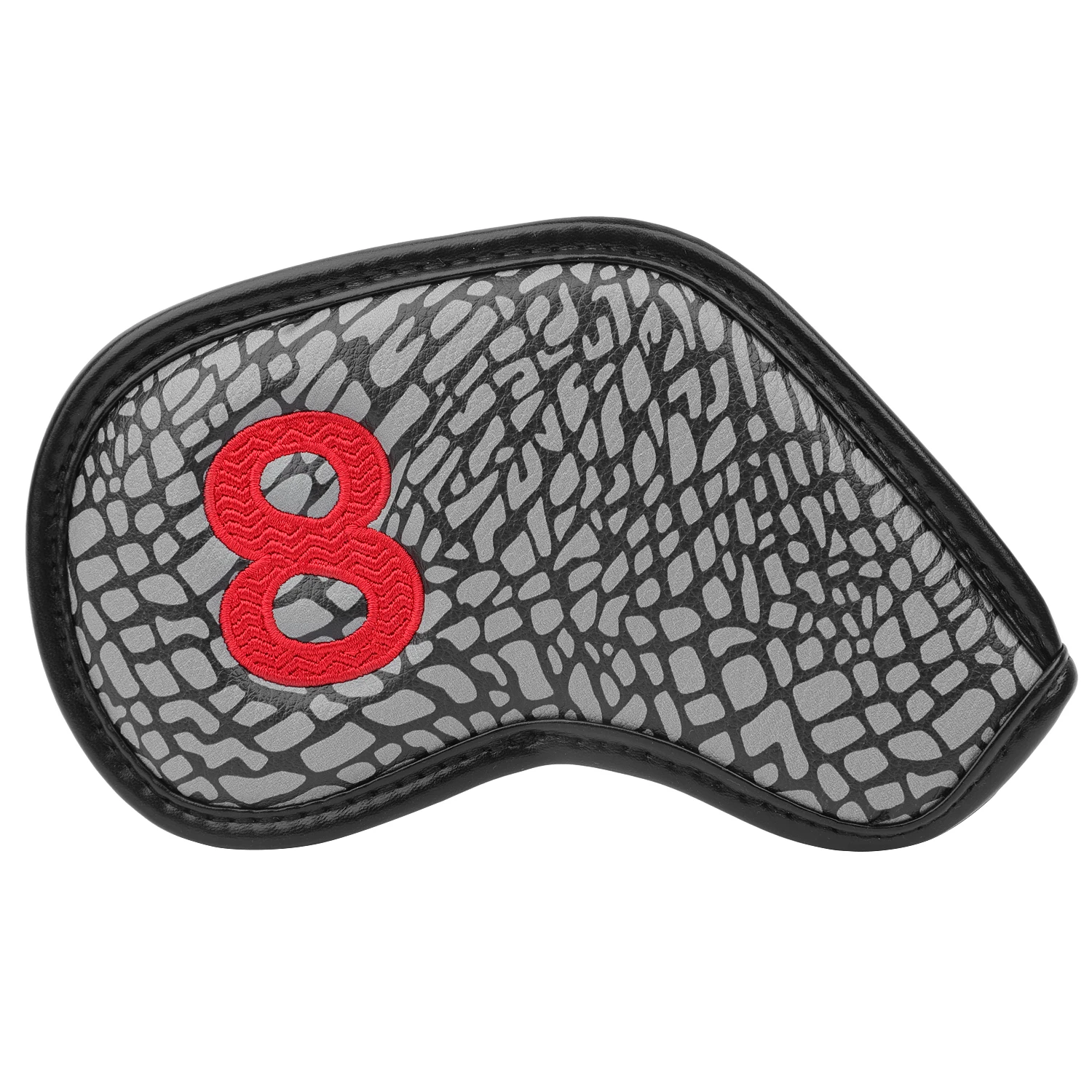 

Waterproof PU Golf Club Iron Cover 4-9 P A S Embroidery Head Covers Hook and Loop Closure Wedges Headcovers 9pcs/set