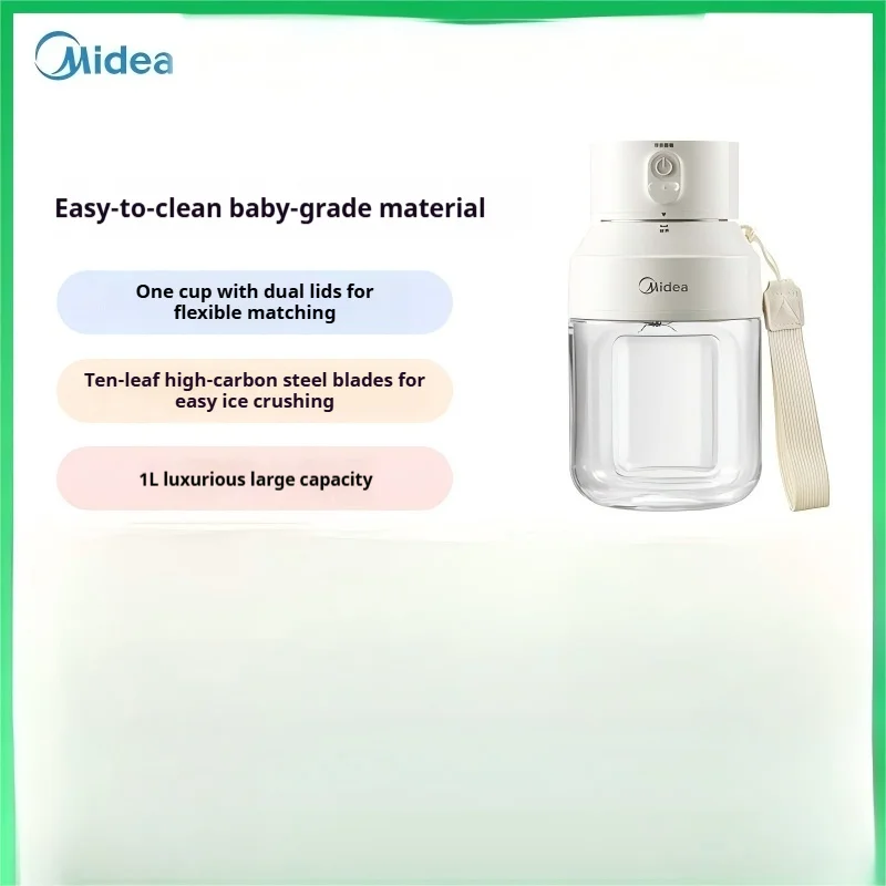 ميديا MJ-LZ106 خلاط فواكه كهربائي صغير متعدد الوظائف للاستخدام المنزلي والخارجي مع كوب ذو سعة كبيرة #1