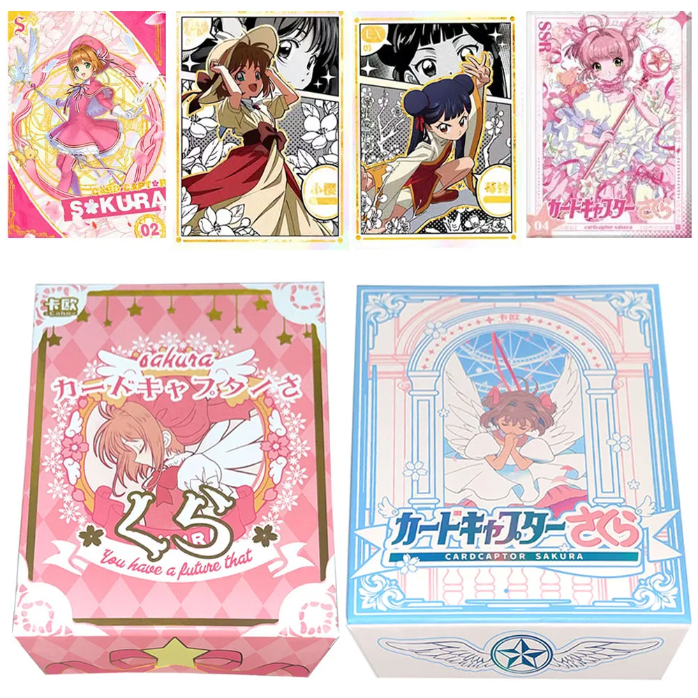 hurtownia japońskie anime Cardcaptor Sakura karta SAKURA UR SSR rzadka karta kolekcjonerska pudełko na zabawki dla dzieci