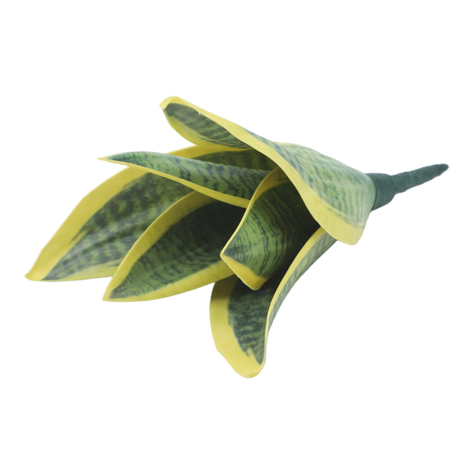 Artificial PVC Snake Plant Realistic Green Plant Low Maintenance Decoration for Home Office Living Room Bathroom