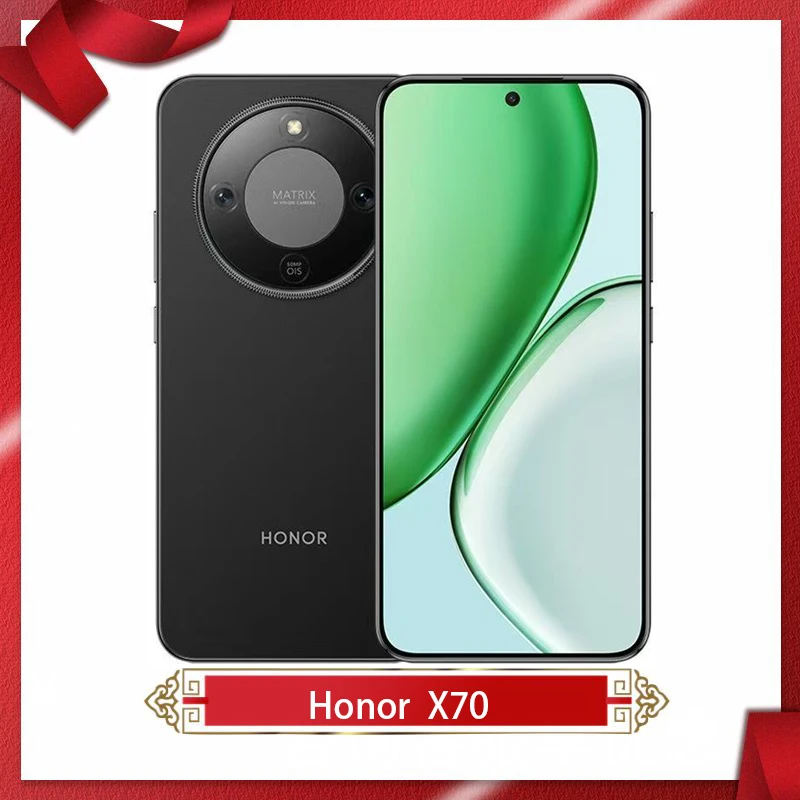 Оригинальная задняя камера Honor X70 6,79 дюйма AMOLED Snapdragon6 Gen4 50 МП MagicOS 9.0 OTA NFC Google Play 8300 мАч 80 Вт Супер зарядное устройство