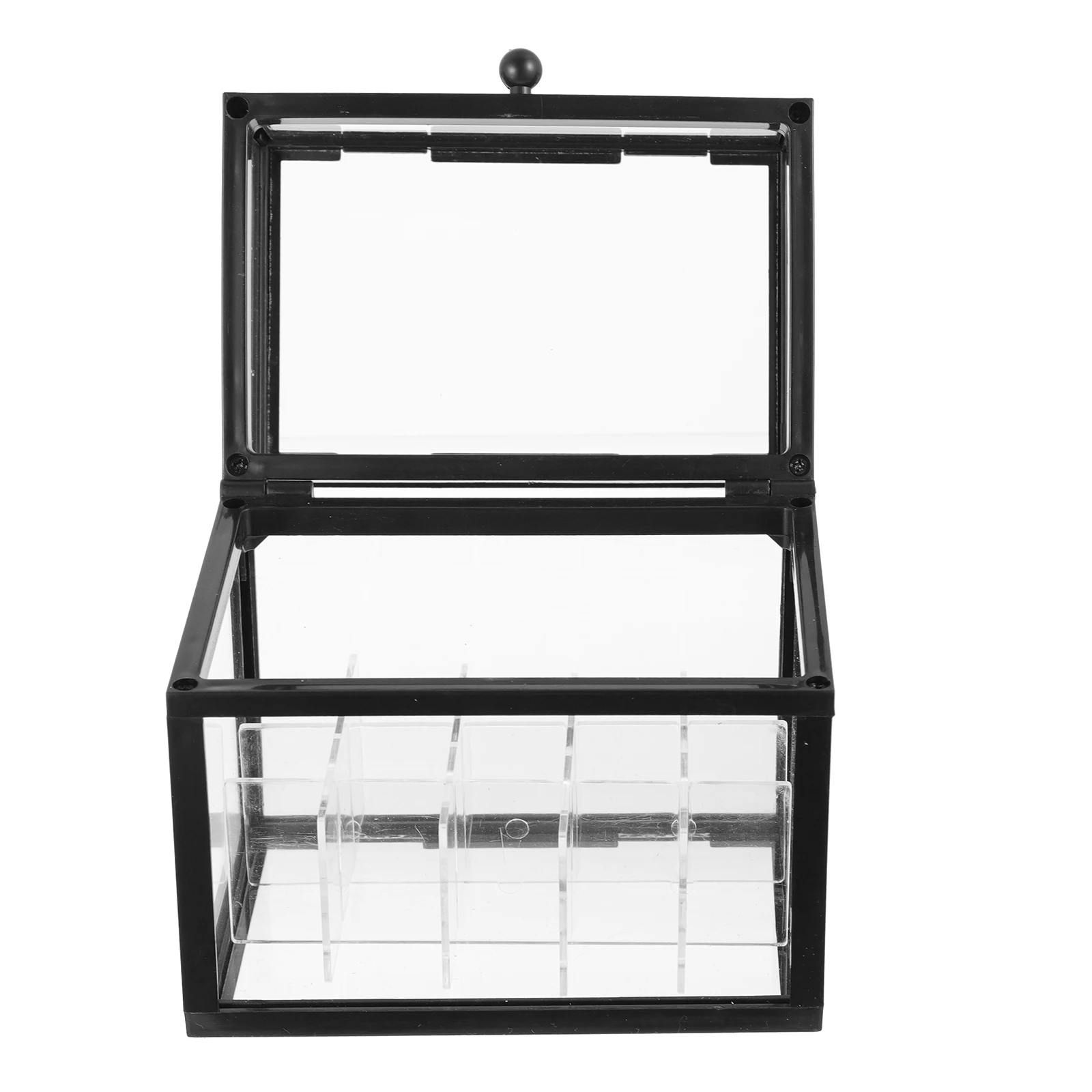 Lipstick Organizer Box Zwart Desktop Lipstick Opbergdoos Make-up Container Glans Houder Geschenken Valentijn Verjaardag