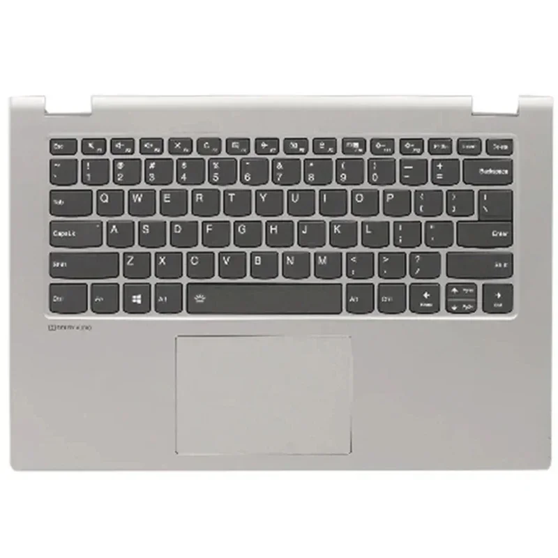 Imagem -02 - Laptop com Backlight Palmrest Caixa Superior Painel de Teclado Tampa Superior Ideapad Flex14 C340-14 Iwl Iml Novo e Original