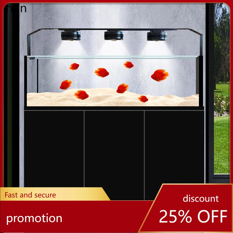 CZ Fish Tank Native Wild Collection Extremely Narrow Stream Tank Glass Bottom Filter Aquarium