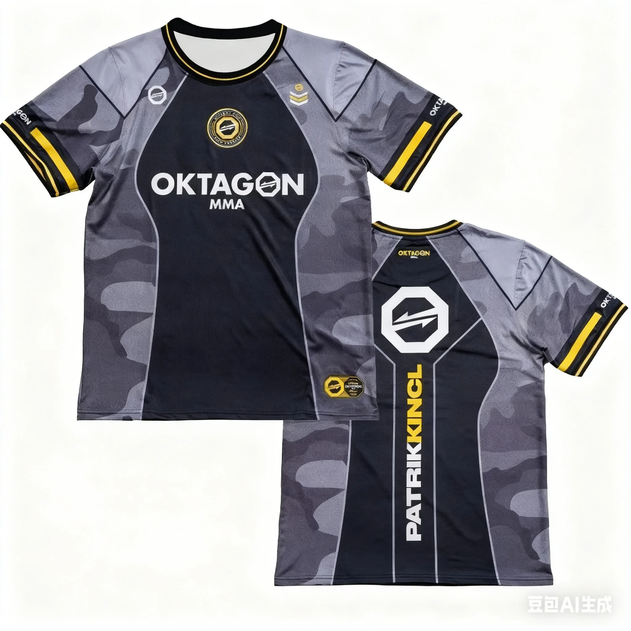 

2026 New Hot Selling 3D Printed Combat Suit Men's Round Neck Sports Casual T-shirt Comfortable Parent-child Outfit T-shirt