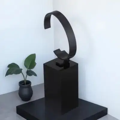 1Pcs Watch Display Rack Black Acrylic C-Shaped Holder for Watch Organizer Jewelry Display Stand Wristwatch Storage