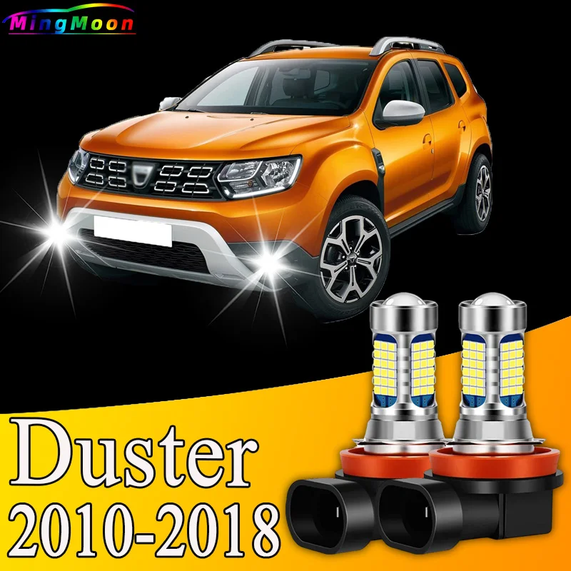 2pcs 81LED Accessories Front Fog Light Bulb Lamp For Dacia Duster 2010 2011 2012 2013 2014 2015 2016 2017 2018