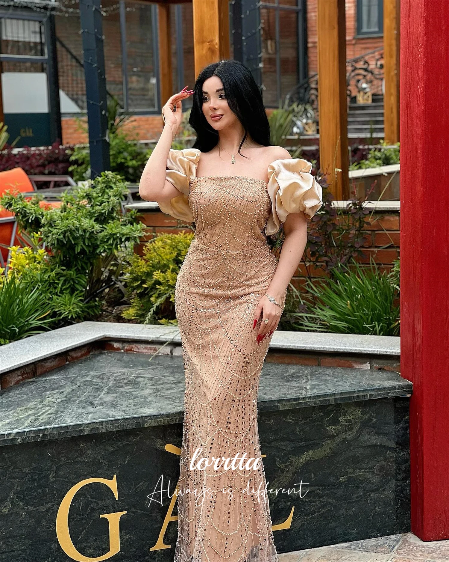 

Lorrtta Customized Cocktail Dress for Wedding Guest Elegant Wedding Party Dresses Women's Dresses Mermaid Evening Dresses Party