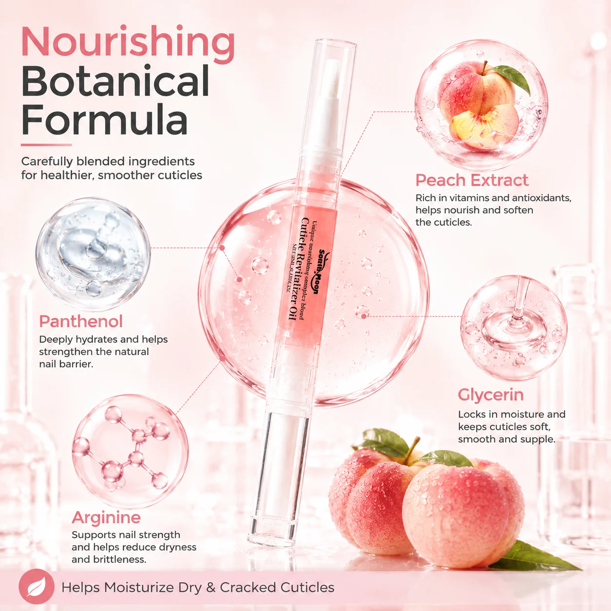 Nail Nutrition Oil Pen Nail Treatment Cuticle Revitalizer Oil Prevent Agnail Nail Polish Nourish Skin