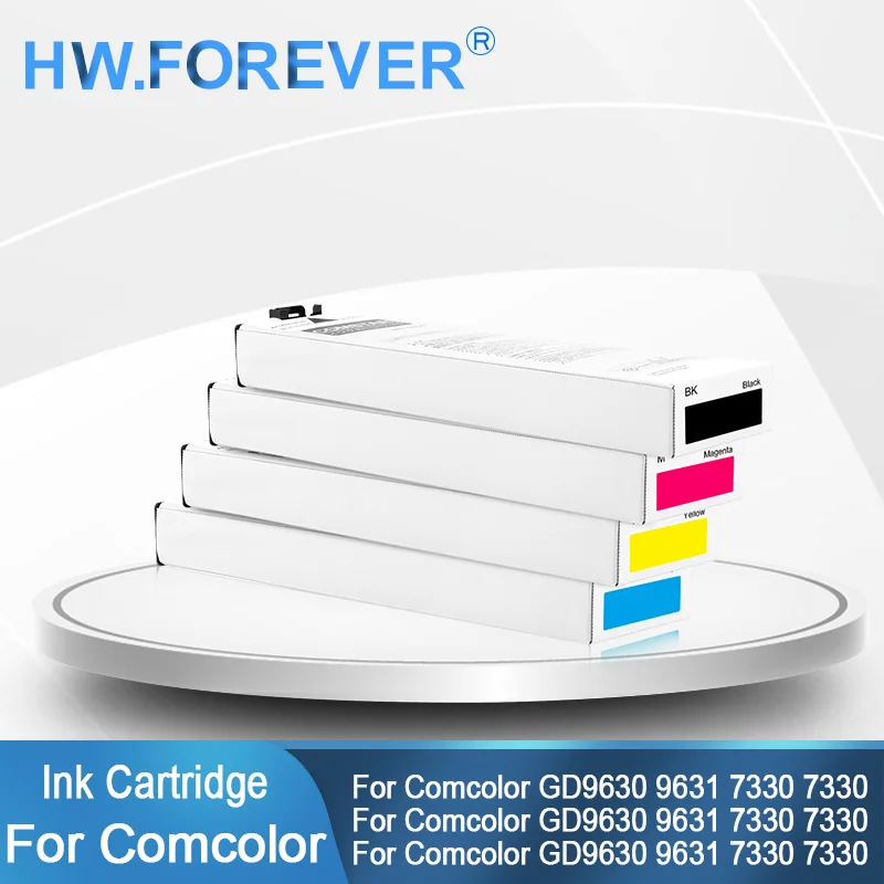 

S-7280 S-7281 Совместимый картридж для струйного принтера Riso Comcolor GD9630 GD9631 GD7330 с чипом S-7282 S-7283 S-7284 7313