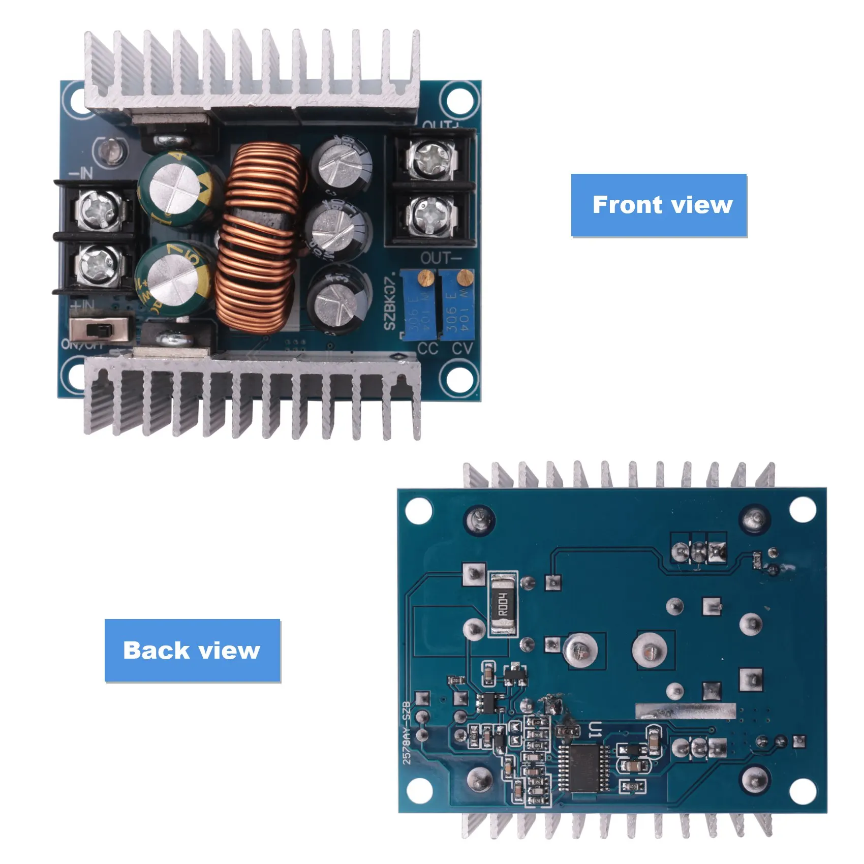 Powerful Step Down 300W 20A Module Buck Converter CC CV DC Power Supply Module 6V-40V To 1.2V-35V Voltage Regulator Reducer 4V 5
