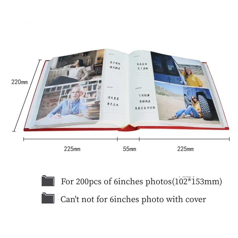 6 Inch Photo Album For 200pcs 4