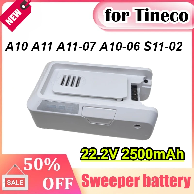 

22.2V 2500mAh Vacuum Cleaner Parts Li-ion Battery for Tineco A10 A11 Hero A11-07 A10-06 S11-02 Vacuum Cleaner Battery
