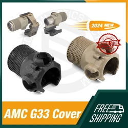 EO G33 Magnifier Body Cover AMC-G33 Black/TAN Color Suitable for replica and Original G33 Made of Nylon Polymer Only Body Cover