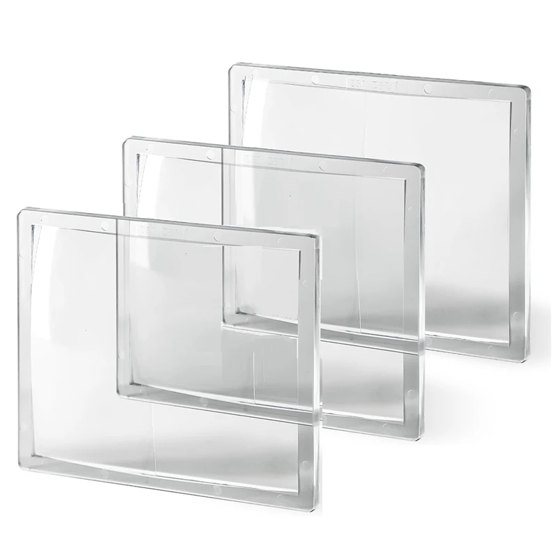 

3PCS 3.54 X 4.25 Inch Magnification Welding Lens, 2.5 Cheater Lens Compatible With Most Welding Helmets