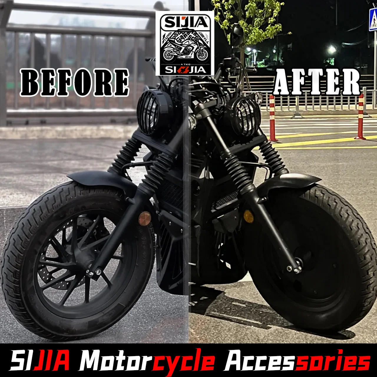 Suitable for Honde Rebels cmx300/cmx500 Modified Hub Cover Universal Closed Black Retro Decorative Cover 2017-2023