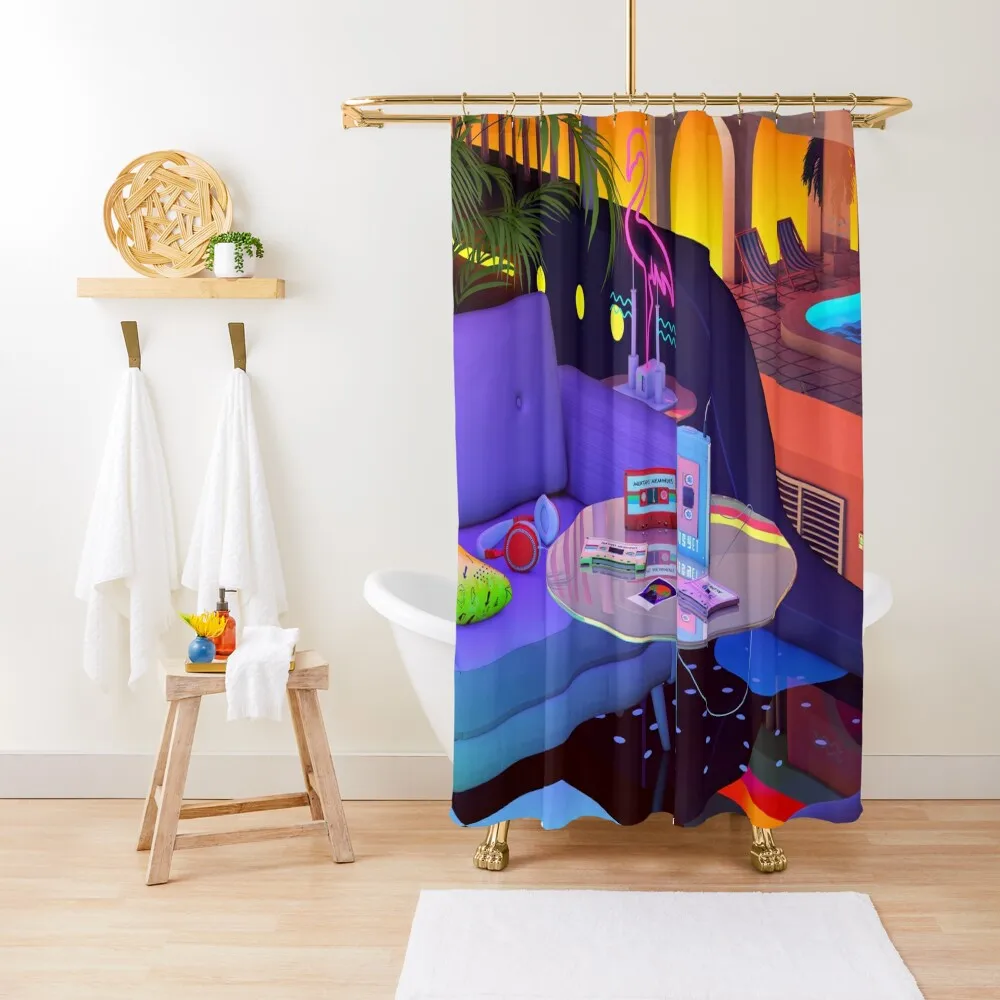 

Mixtapes Memories Shower Curtain In The Bathroom Shower Bathroom Curtain