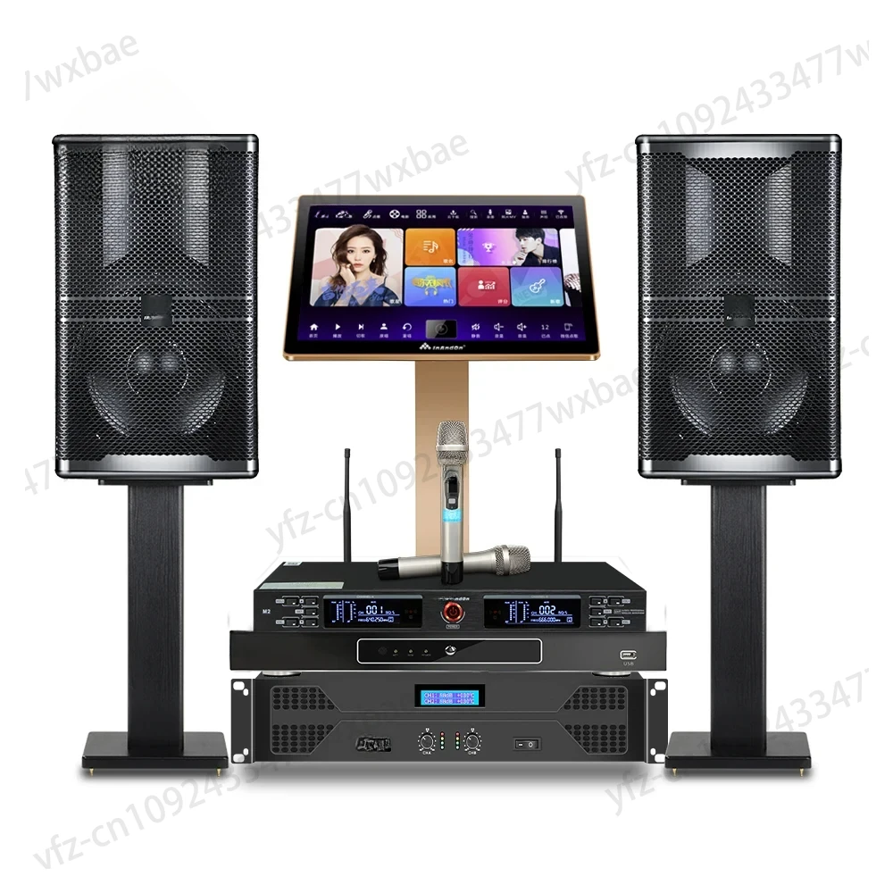 New Set KV-V503 Karaoke Player Set 2TB HDD KTV Chinese Karaoke Machine with Wireless Microphone Professional Karoake System